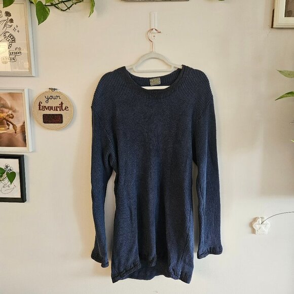 Vintage 90's Cable Knit Sweater Dress - Picture 1 of 4